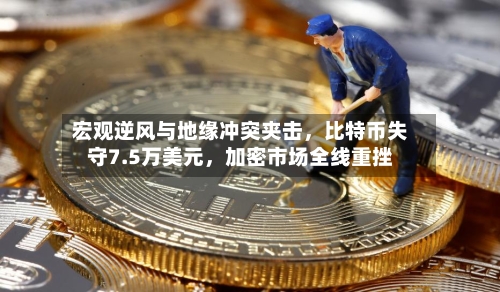 宏观逆风与地缘冲突夹击	，比特币失守7.5万美元，加密市场全线重挫-第2张图片