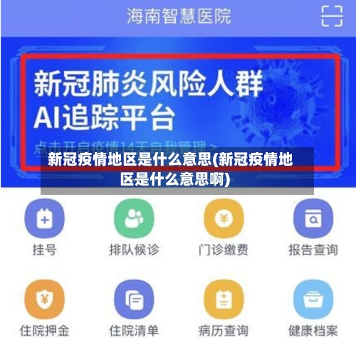新冠疫情地区是什么意思(新冠疫情地区是什么意思啊)-第2张图片