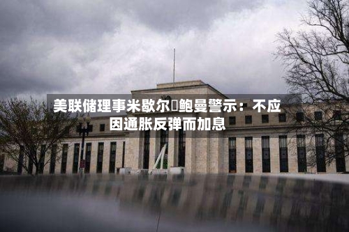 美联储理事米歇尔・鲍曼警示：不应因通胀反弹而加息