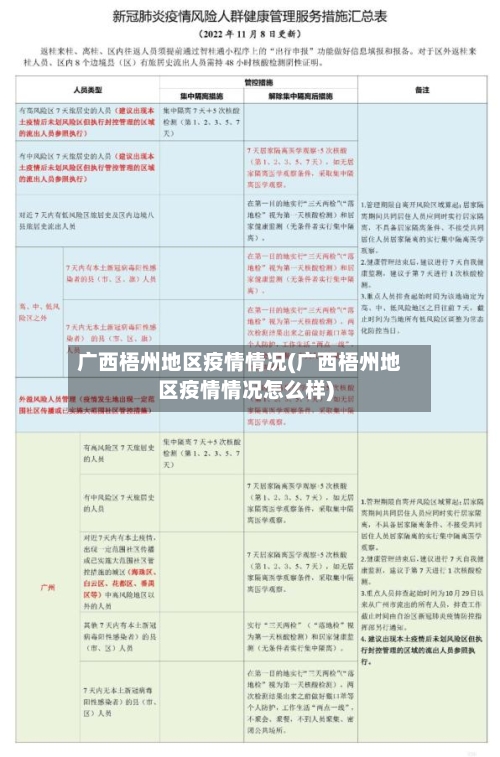 广西梧州地区疫情情况(广西梧州地区疫情情况怎么样)-第3张图片