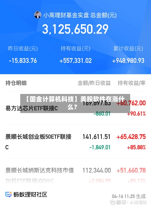 【国金计算机科技】美股软件在涨什么？-第3张图片