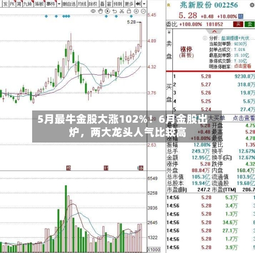 5月最牛金股大涨102%！6月金股出炉，两大龙头人气比较高-第3张图片