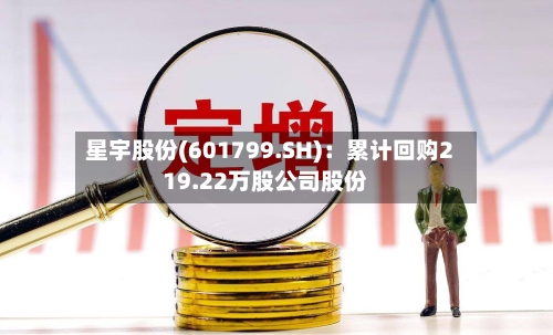 星宇股份(601799.SH)：累计回购219.22万股公司股份