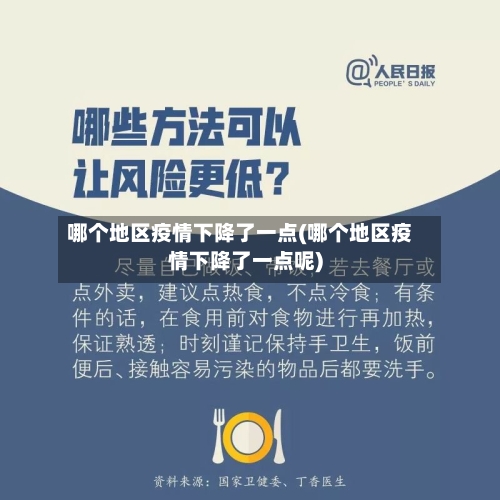 哪个地区疫情下降了一点(哪个地区疫情下降了一点呢)
