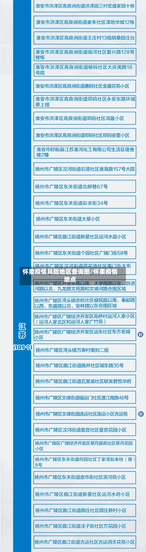 怀柔疫情风险地区查询图/怀柔疫情地点-第2张图片
