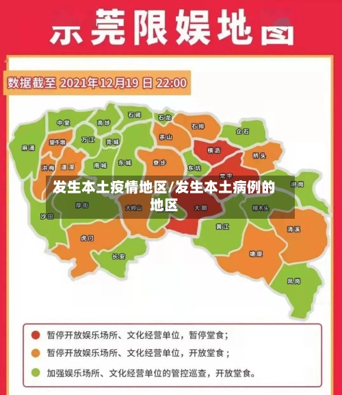 发生本土疫情地区/发生本土病例的地区