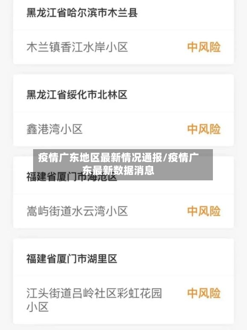 疫情广东地区最新情况通报/疫情广东最新数据消息-第2张图片