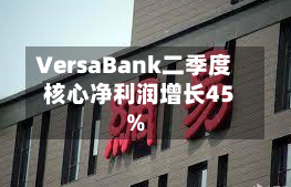 VersaBank二季度核心净利润增长45%