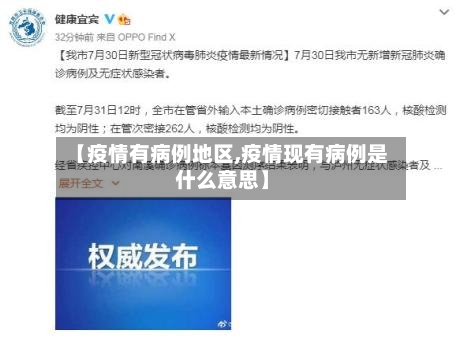 【疫情有病例地区,疫情现有病例是什么意思】-第3张图片
