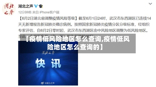 【疫情低风险地区怎么查询,疫情低风险地区怎么查询的】-第3张图片