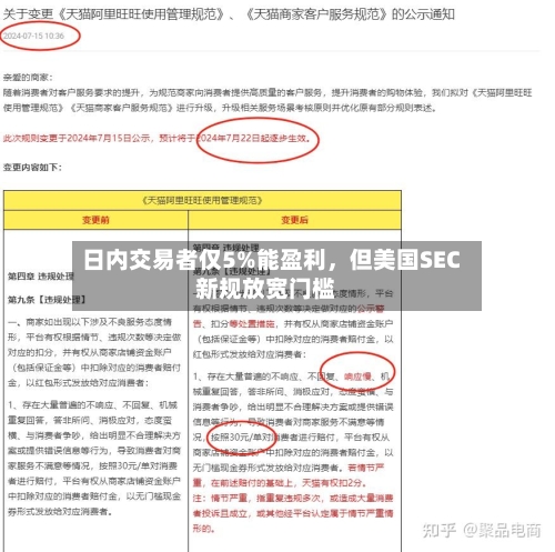日内交易者仅5%能盈利，但美国SEC新规放宽门槛-第3张图片